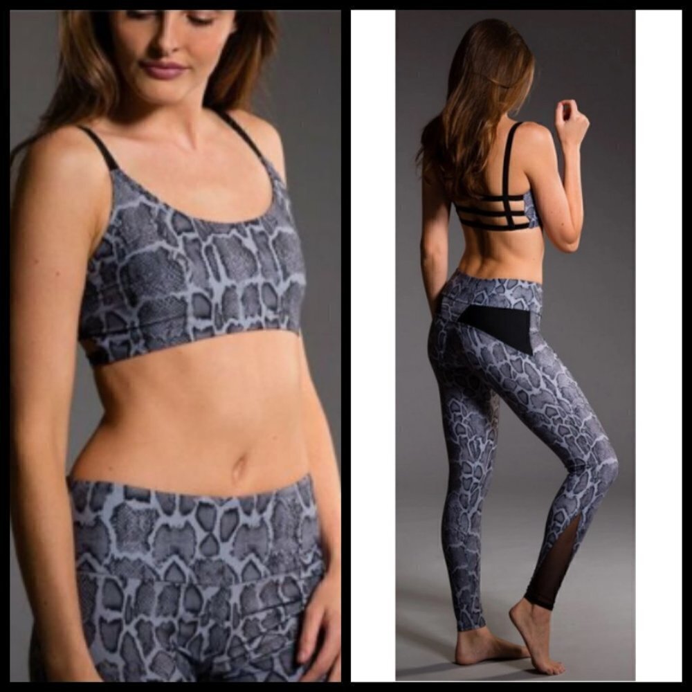 💕ONZIE💕 Elastic Cage Top Bra & Leggings Set